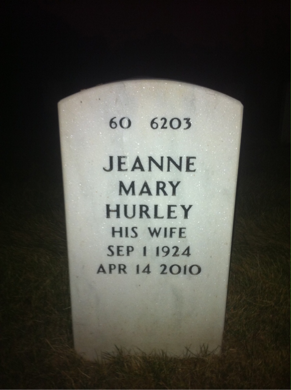 Back of headstone — James Bowlin