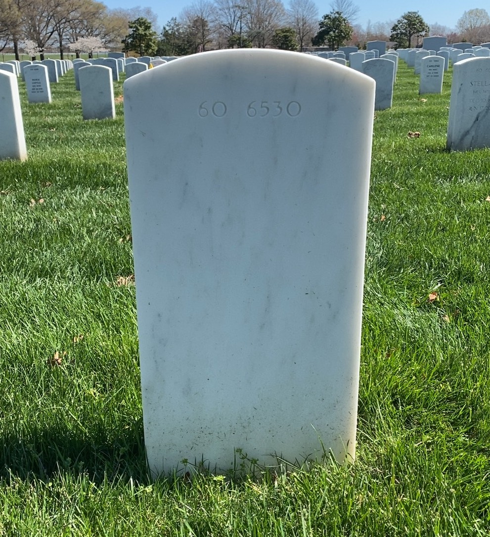 Back of headstone — Salomon Bader