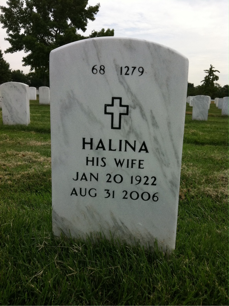 Back of headstone — Charles Margulies