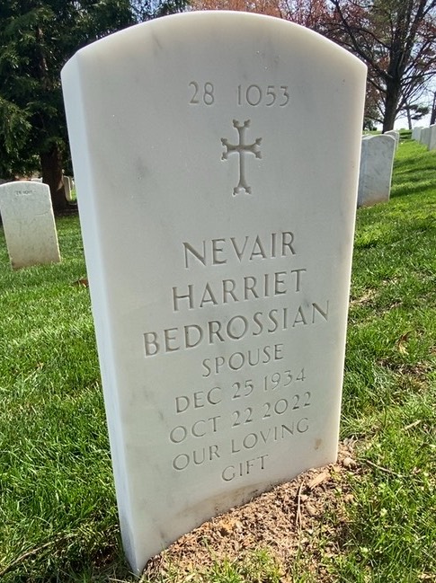 Back of headstone — Allen Ash