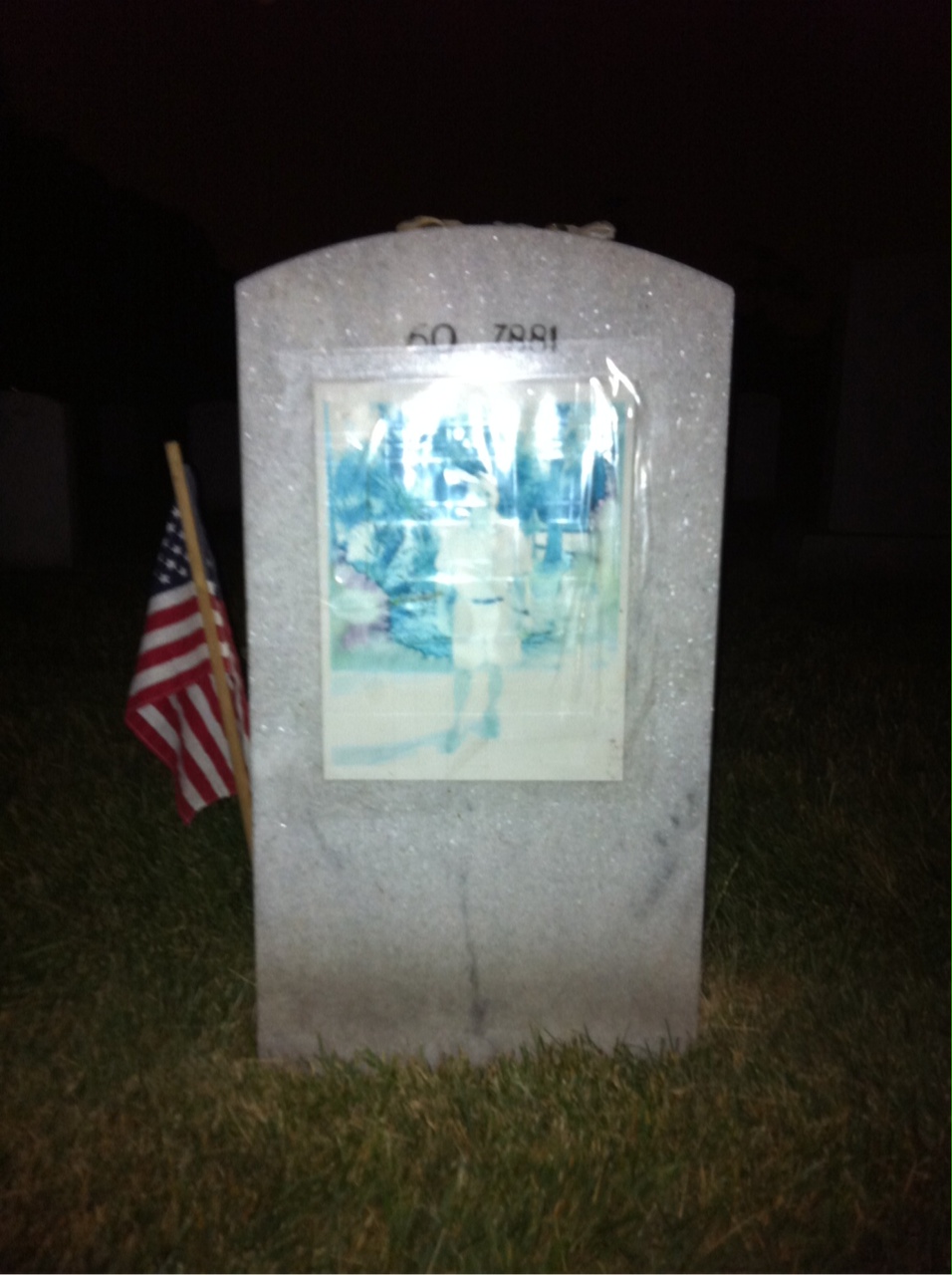Back of headstone — Dominic Rocco Baragona