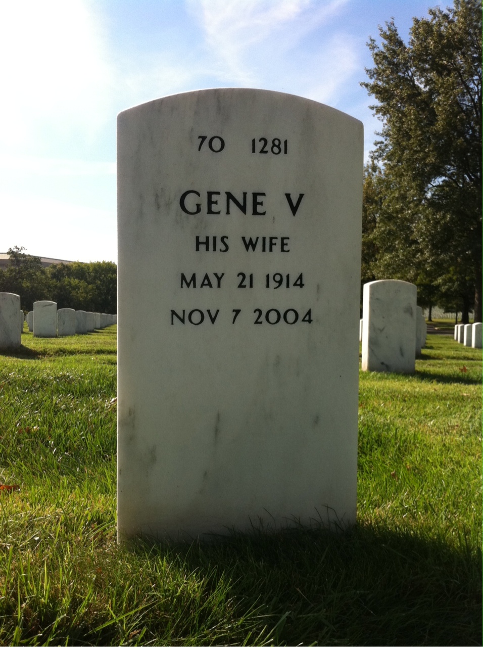 Back of headstone — Axel Altberg