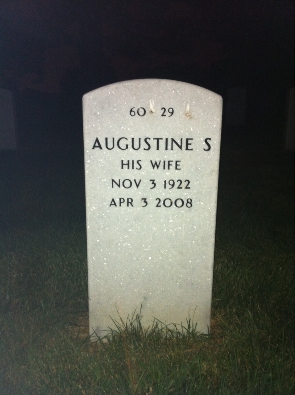Back of headstone — Joseph Cook