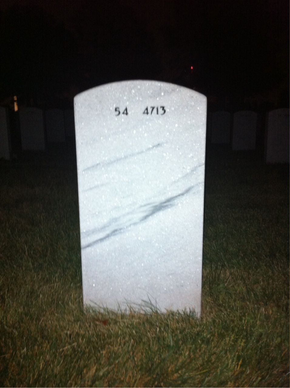 Back of headstone — Don Gililland