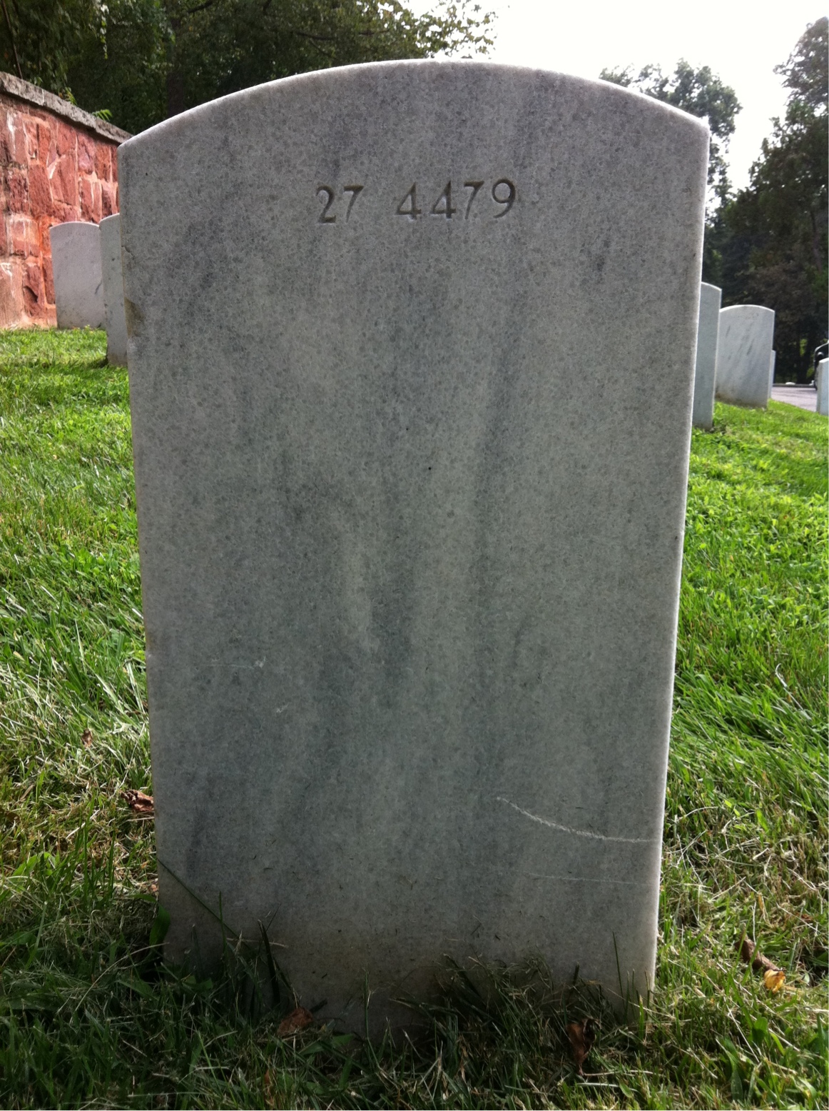 Back of headstone — Lydia Ashton