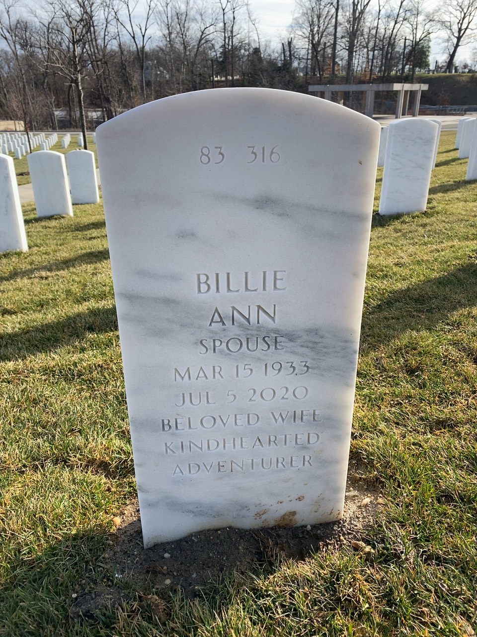 Back of headstone — Robert Morrissey