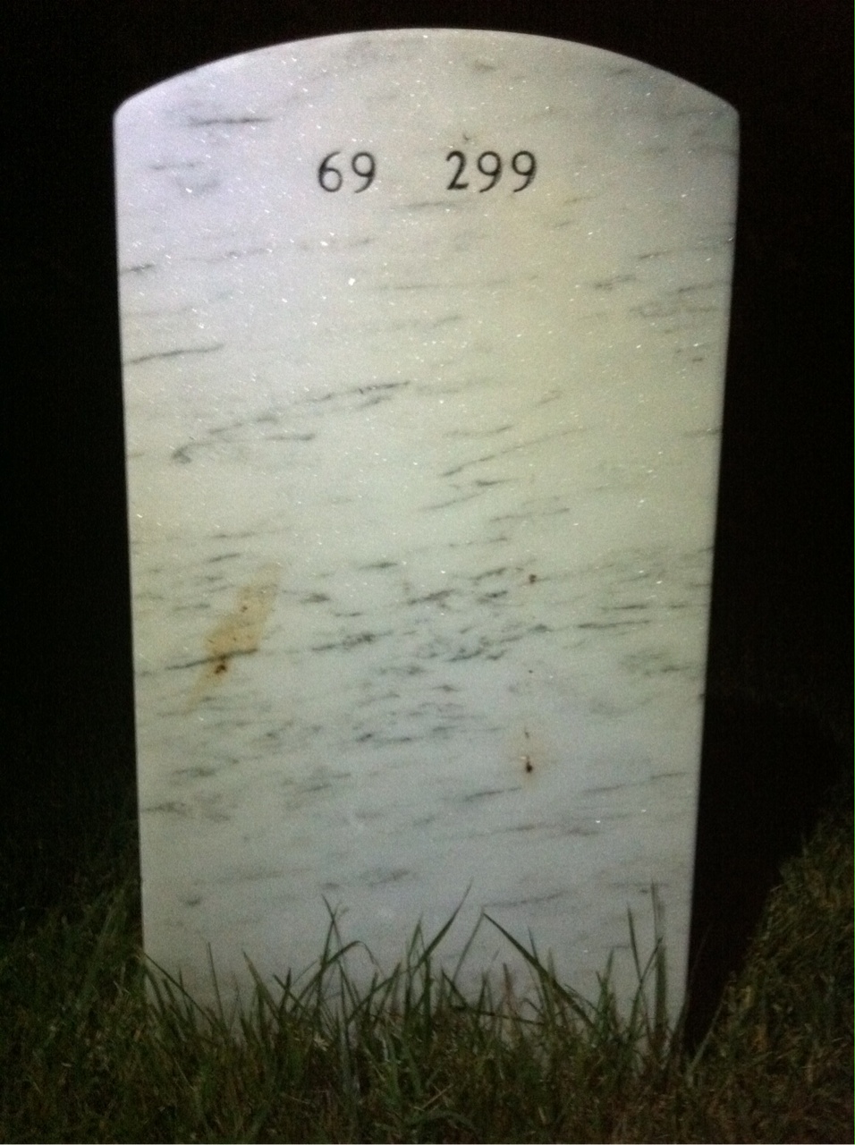 Back of headstone — Robert Tufts