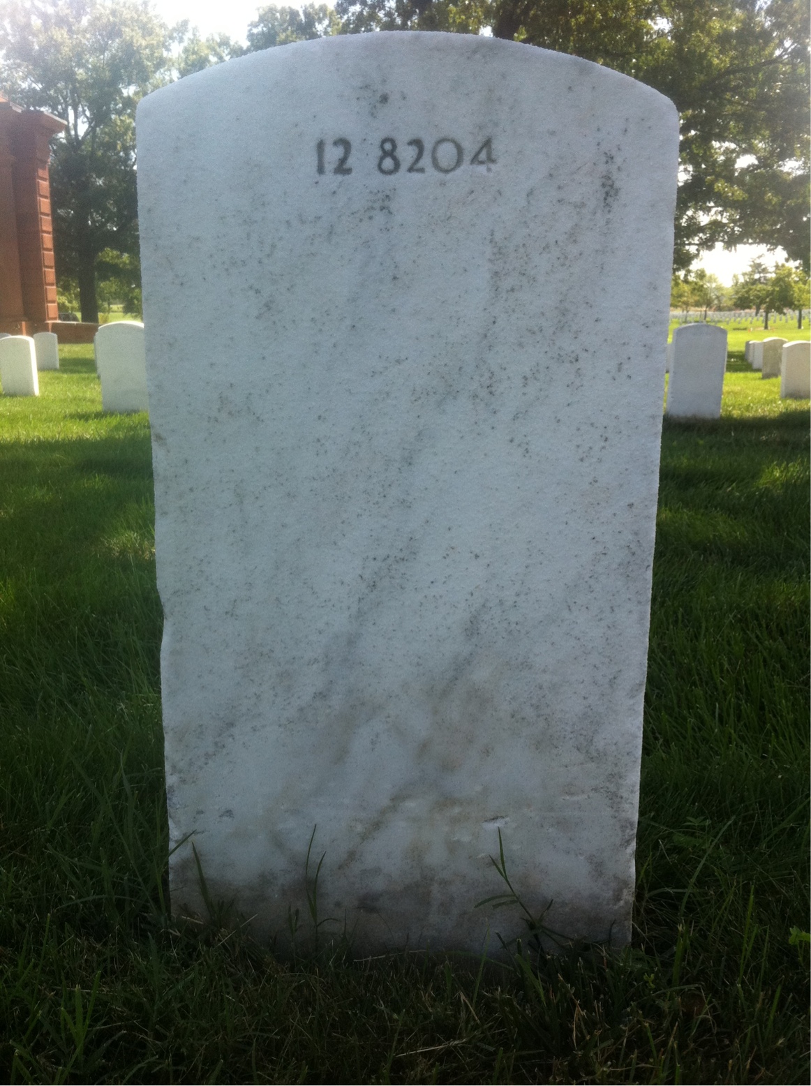 Back of headstone — Stanley Krezel