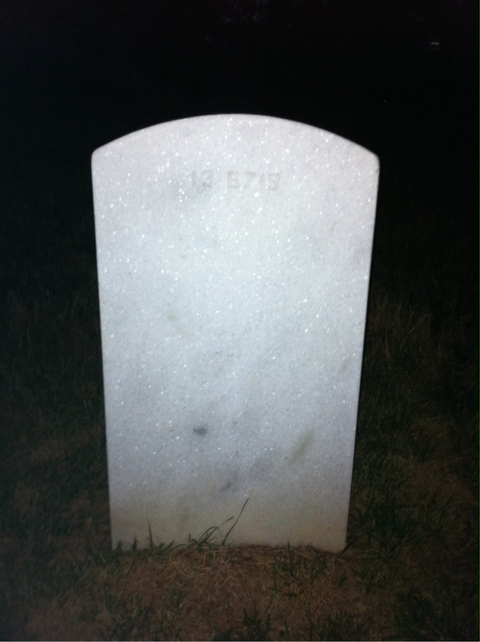 Back of headstone — John Mcintyre