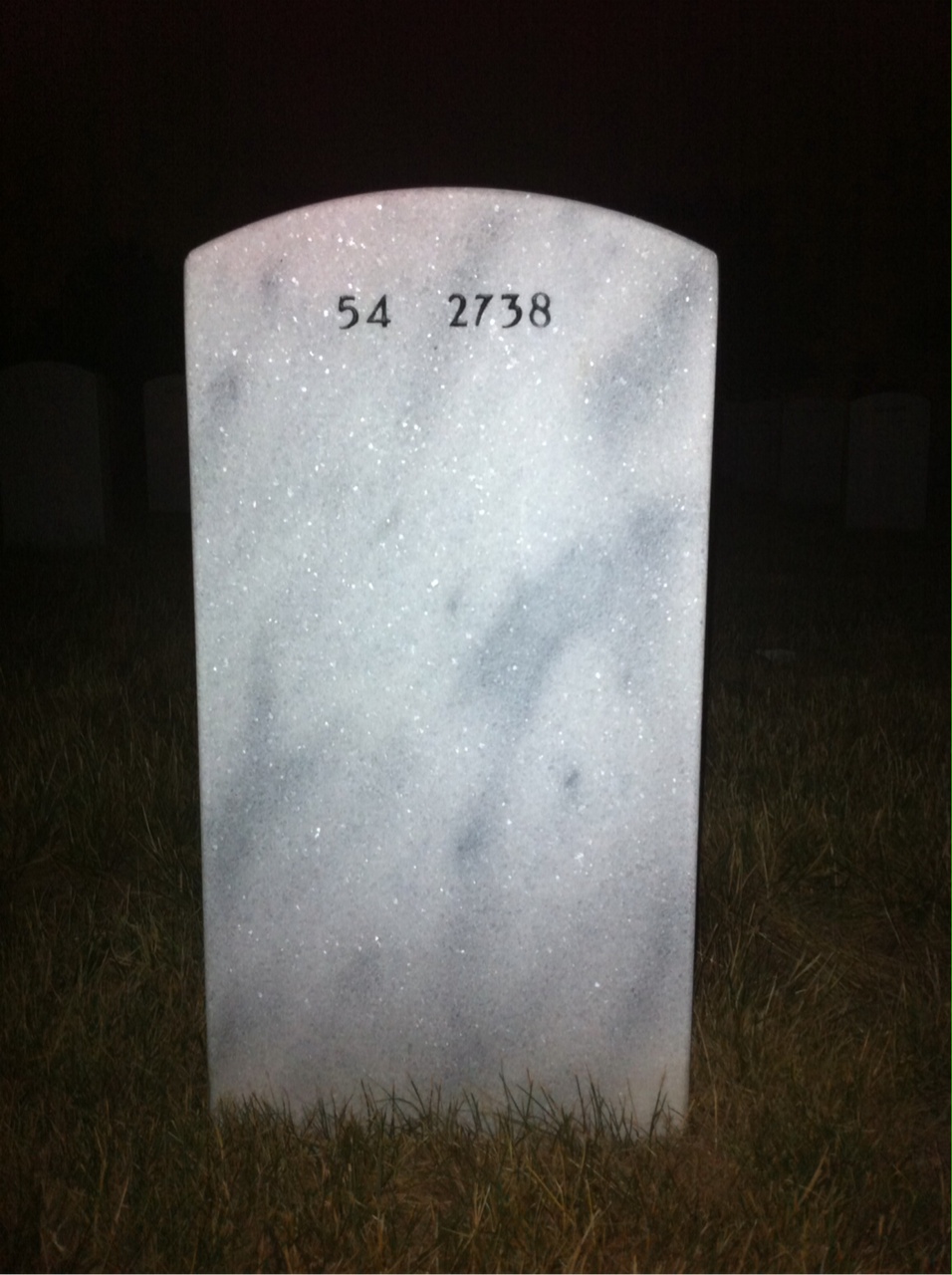 Back of headstone — Harold Gould