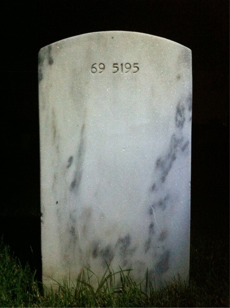 Back of headstone — Eugene Murawski
