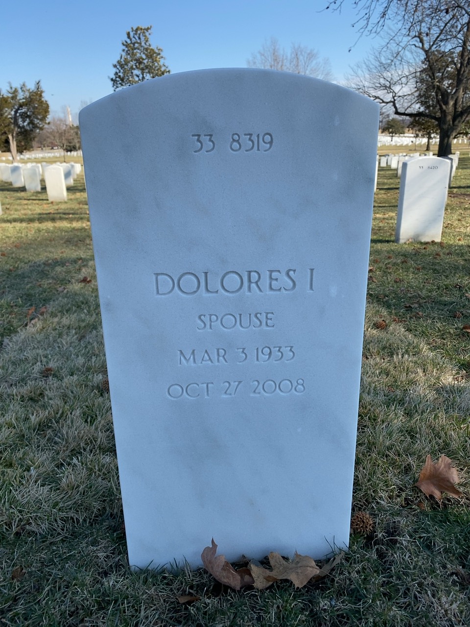 Back of headstone — Walter Crozier