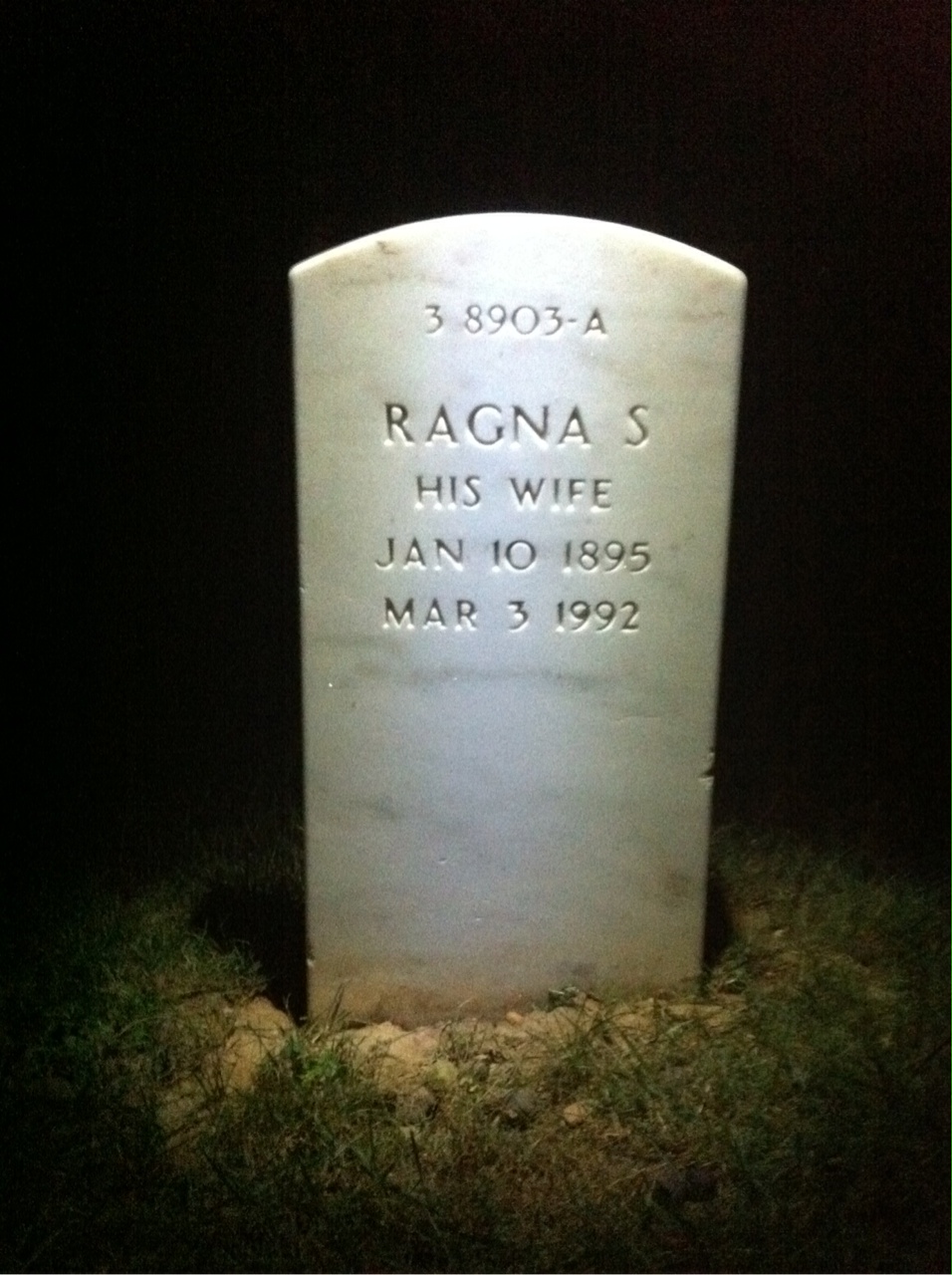 Back of headstone — Thomas Gibbes Oliphant