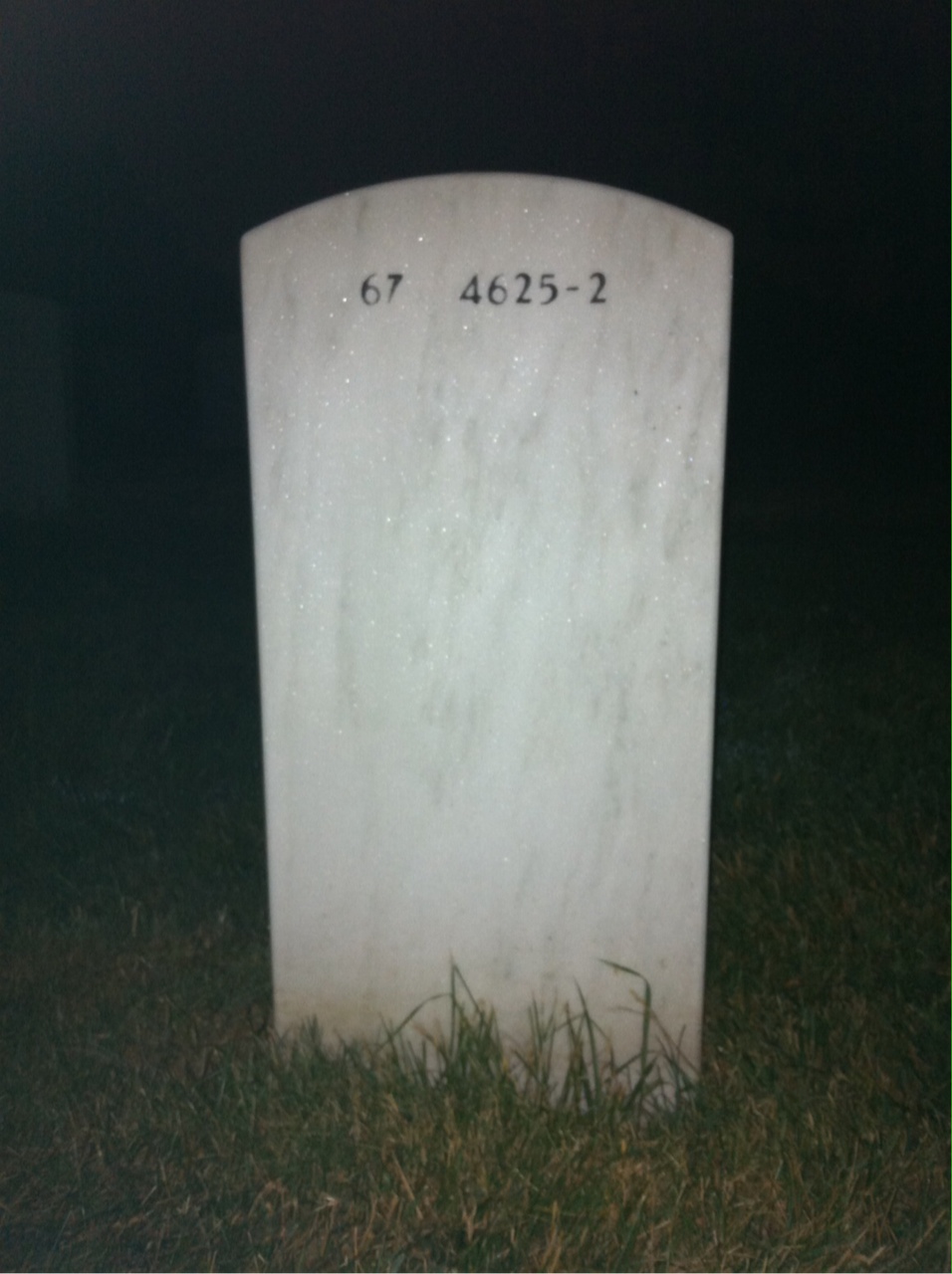 Back of headstone — David Mcewen