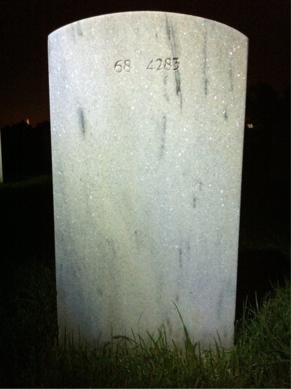 Back of headstone — Charles Berdjis