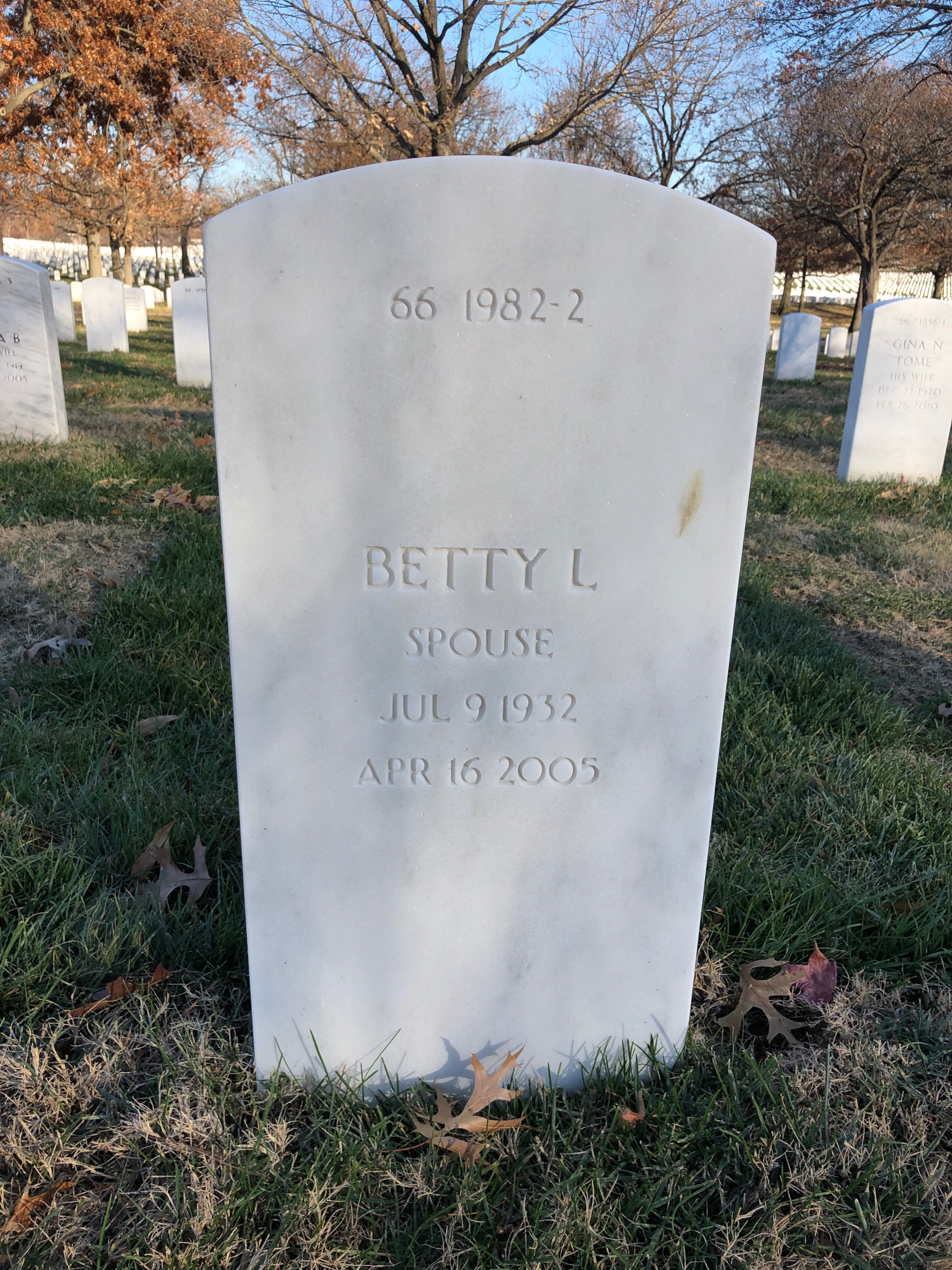 Back of headstone — Robert Palassou