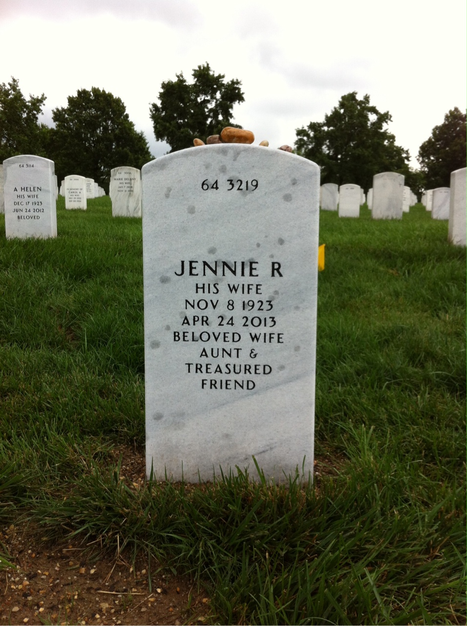 Back of headstone — Benjamin Lemlich