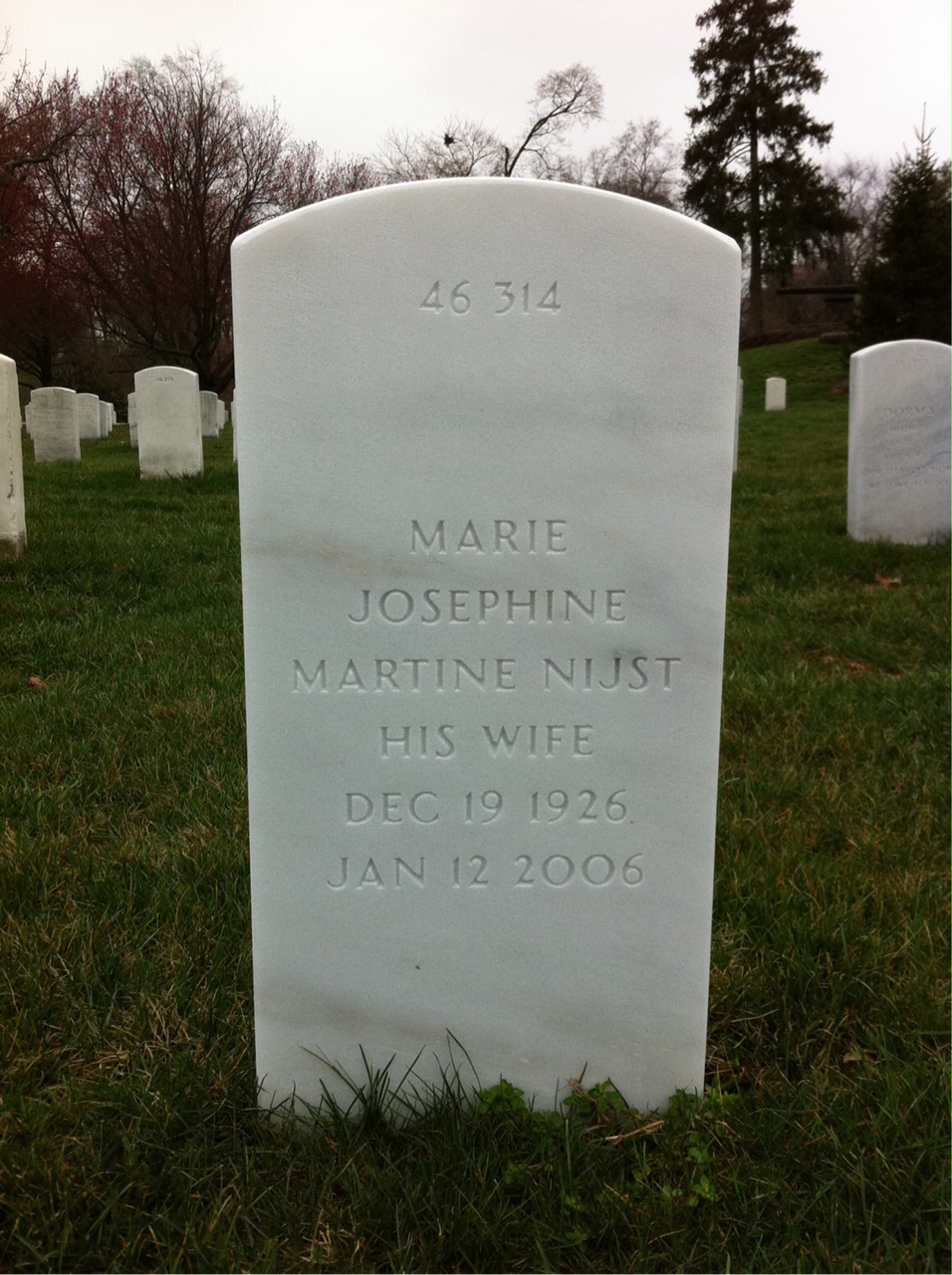 Back of headstone — Richard Holt