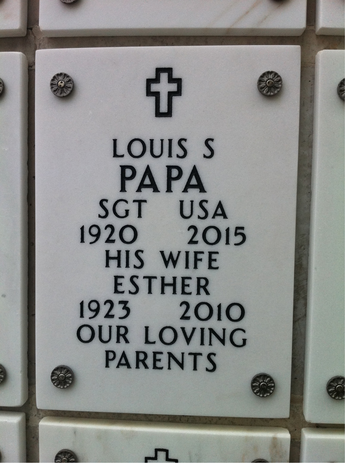 Louis S Papa