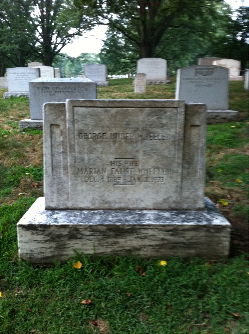 Headstone of George H. Wheeler