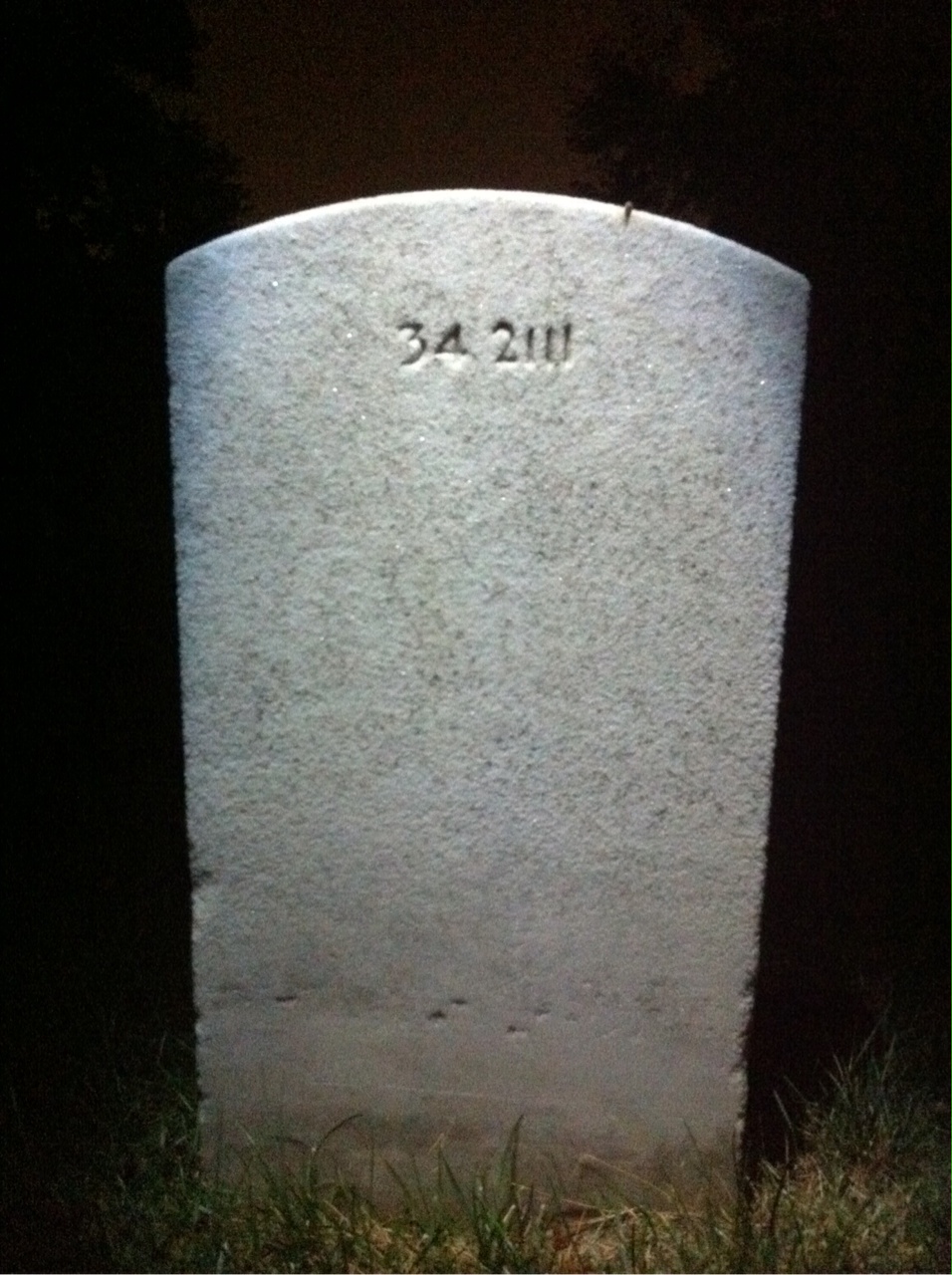 Back of headstone — Joseph Bohn