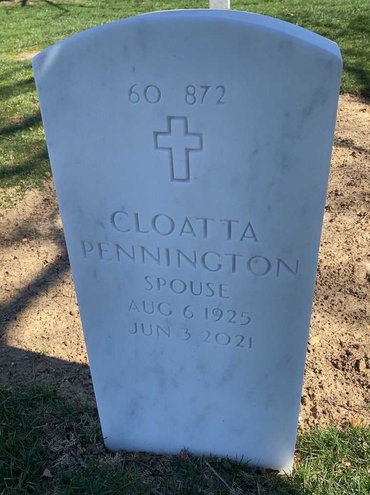 Back of headstone — Joseph Farrell