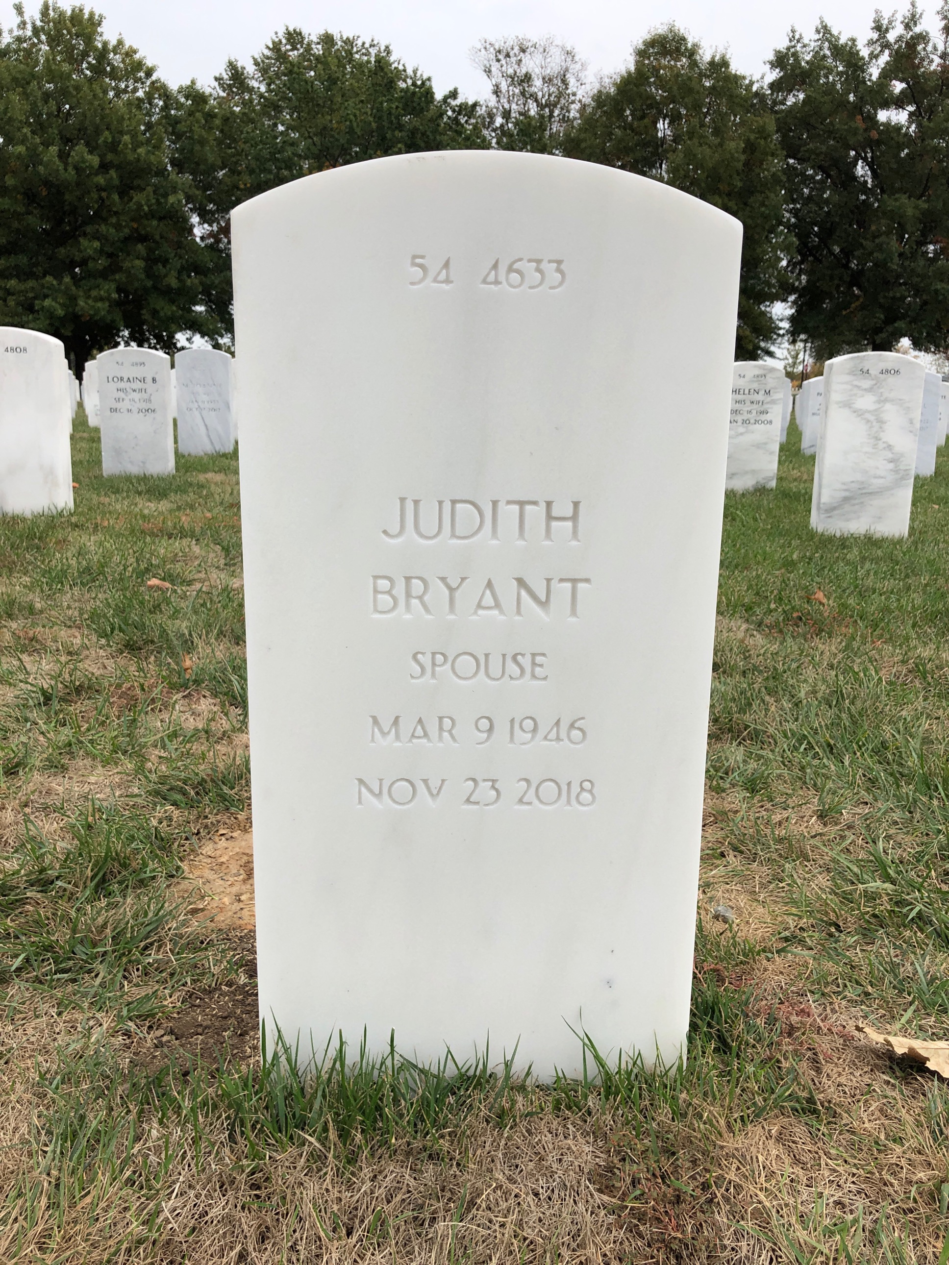 Back of headstone — Nicholas Ignotz