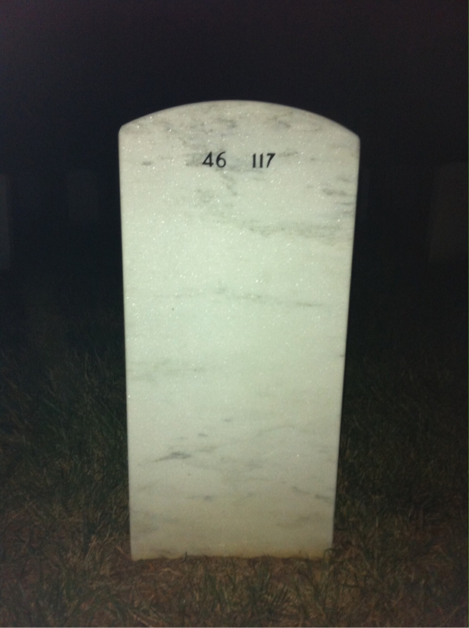 Back of headstone — Joseph Sarto