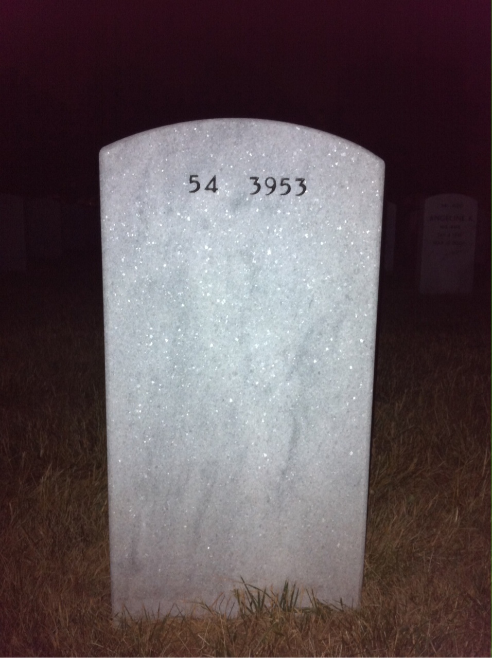 Back of headstone — Edward Mason