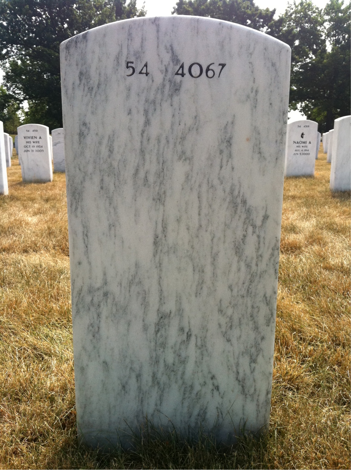 Back of headstone — Joseph Ascolillo