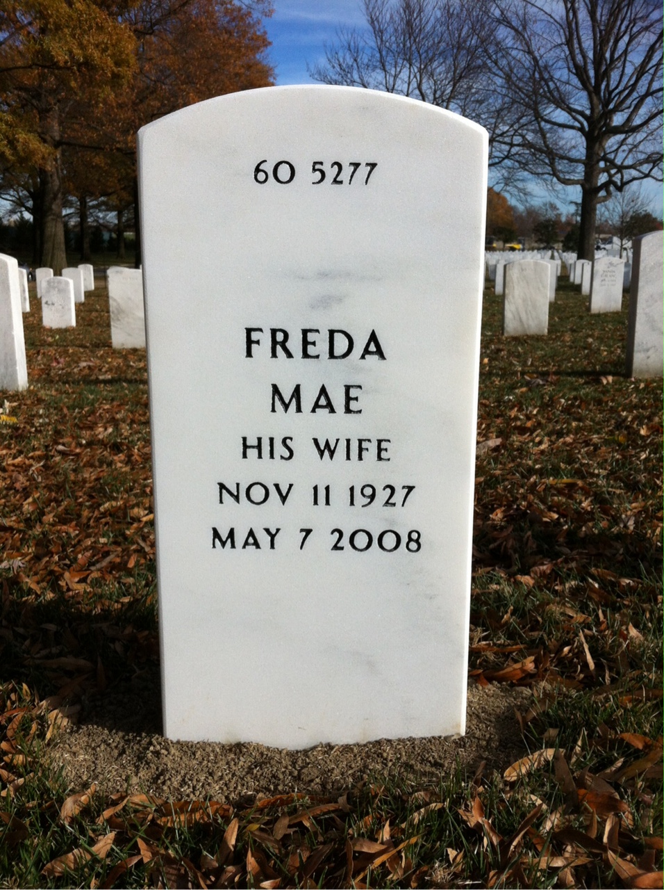 Back of headstone — Harvey Decker