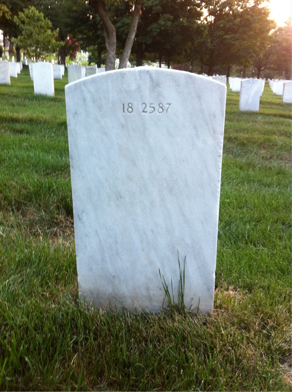 Back of headstone — Sam Melnichuk