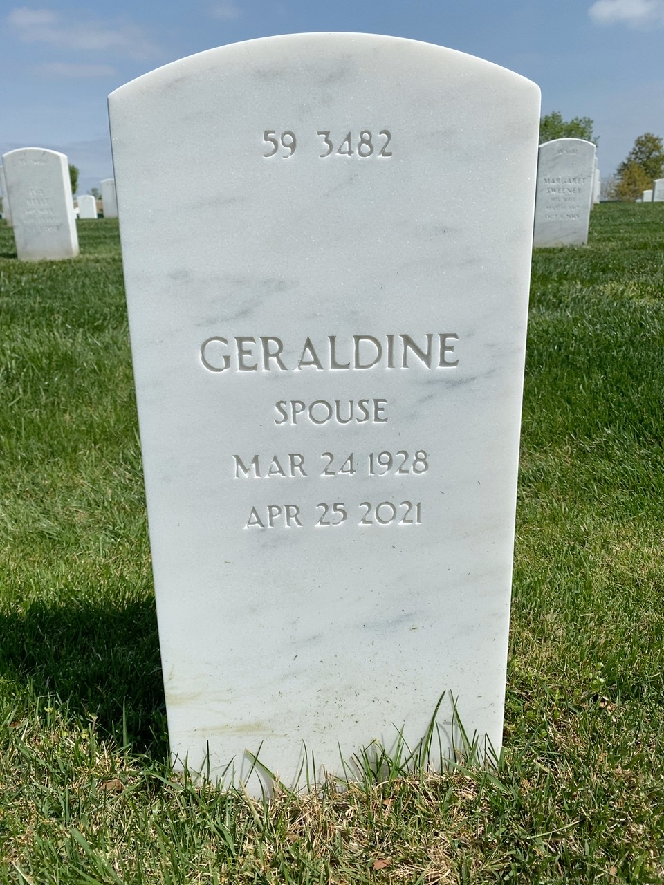 Back of headstone — Willie Smith