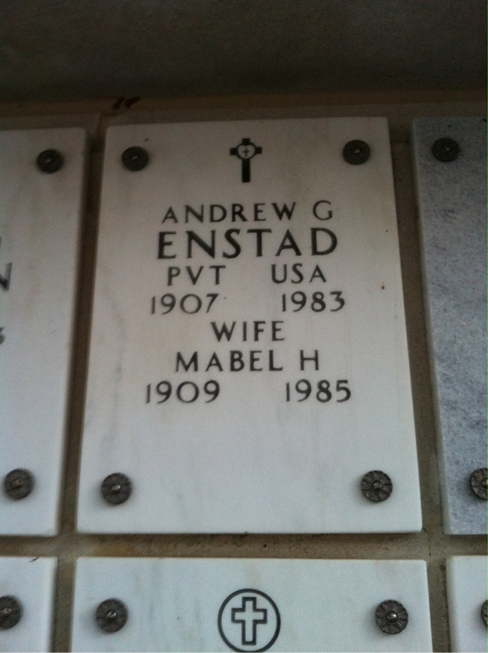 Andrew G Enstad