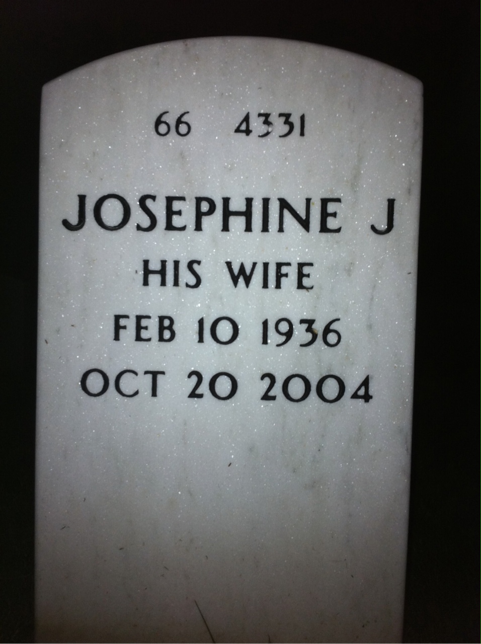 Back of headstone — Thomas Ziek