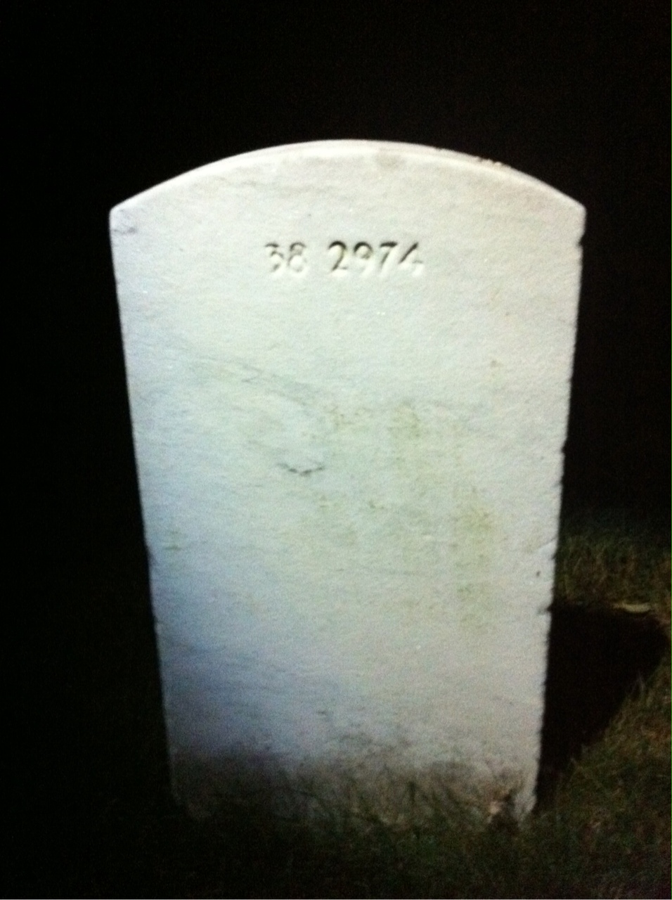 Back of headstone — Willie Smith