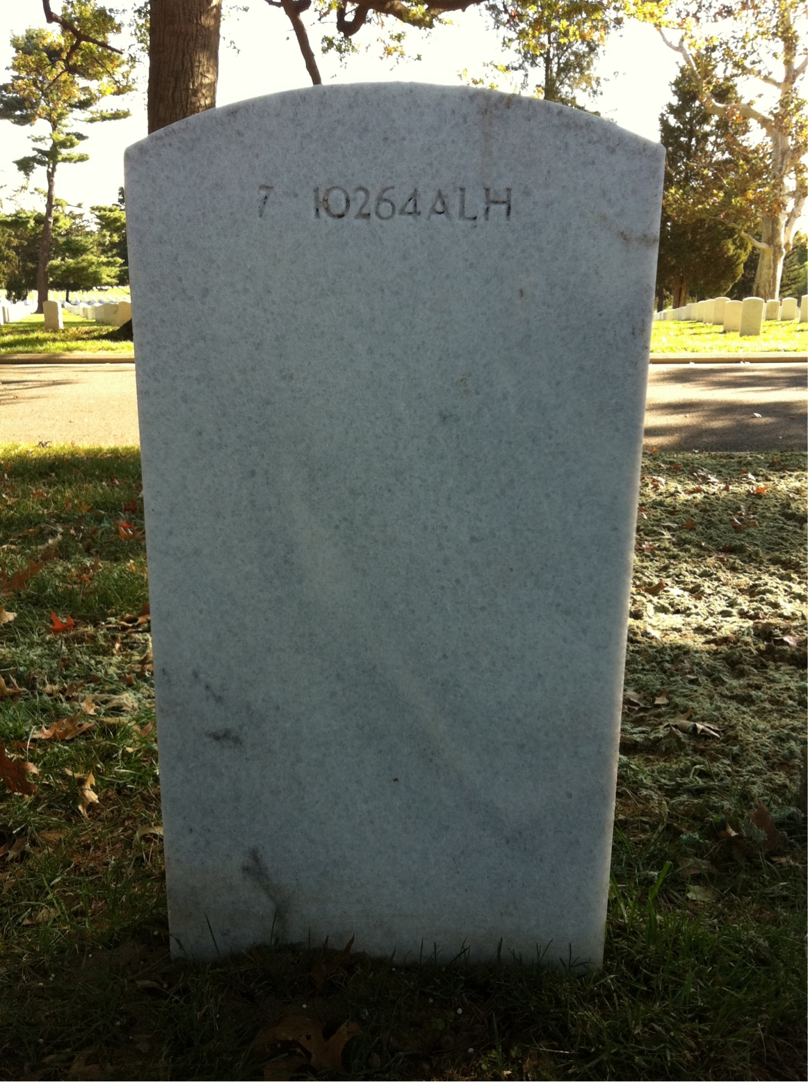 Back of headstone — John Calomaris