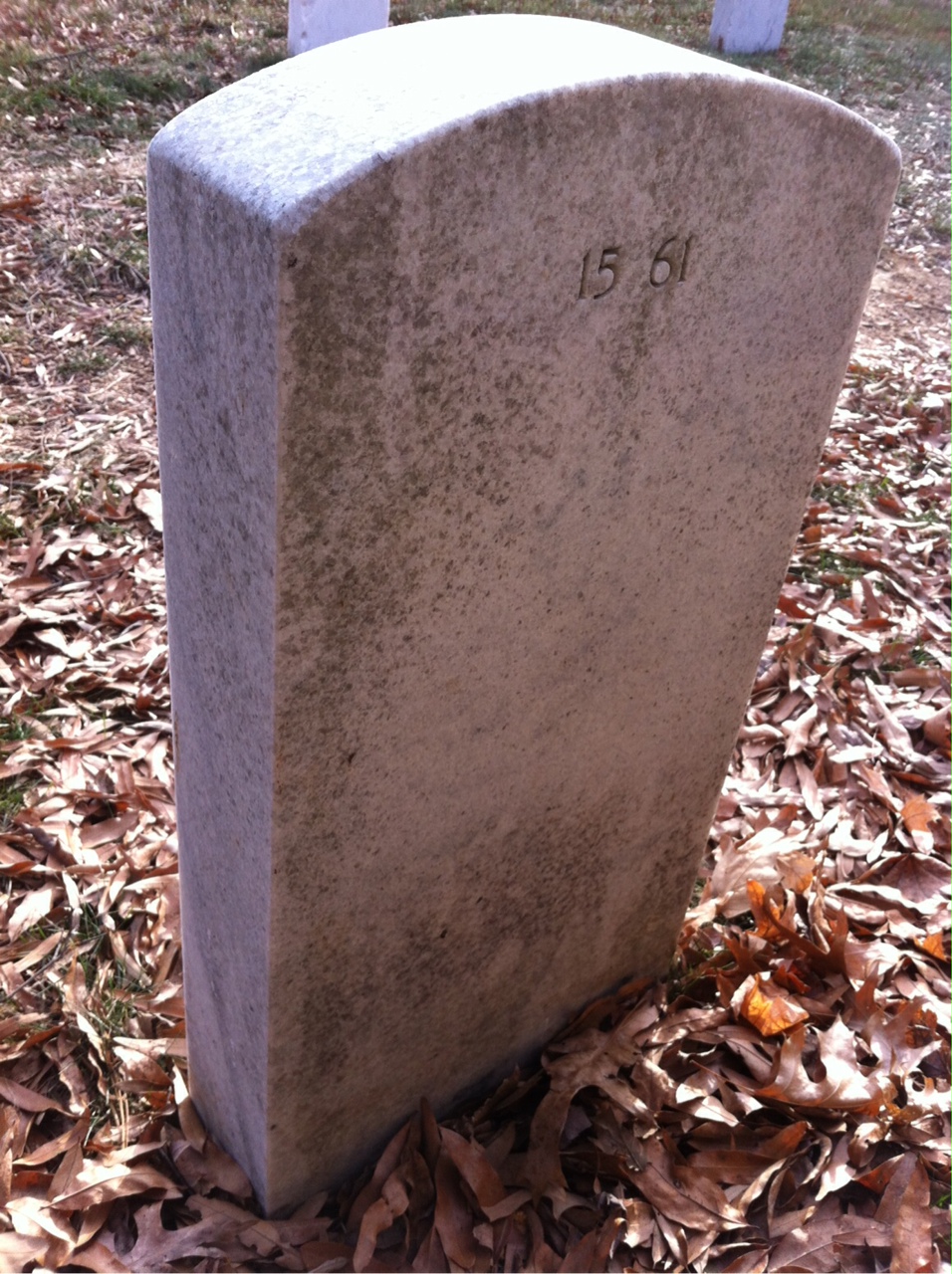 Back of headstone — George Artamonoff