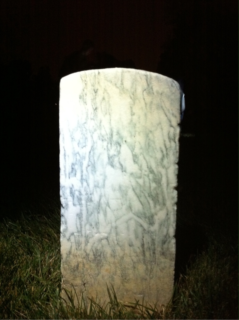 Back of headstone — Charles Anderson