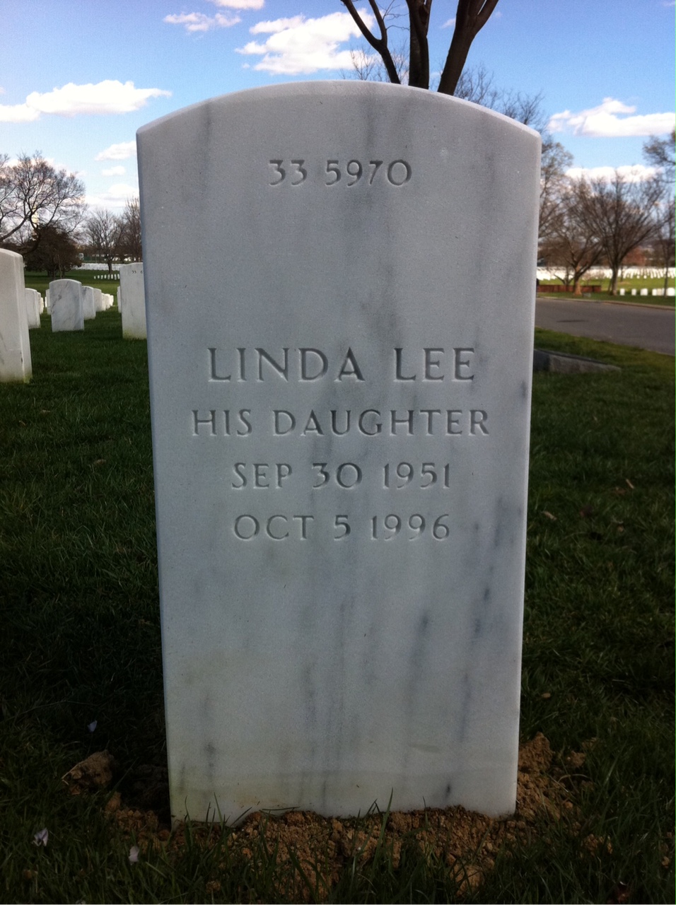 Back of headstone — Edward Eiskant
