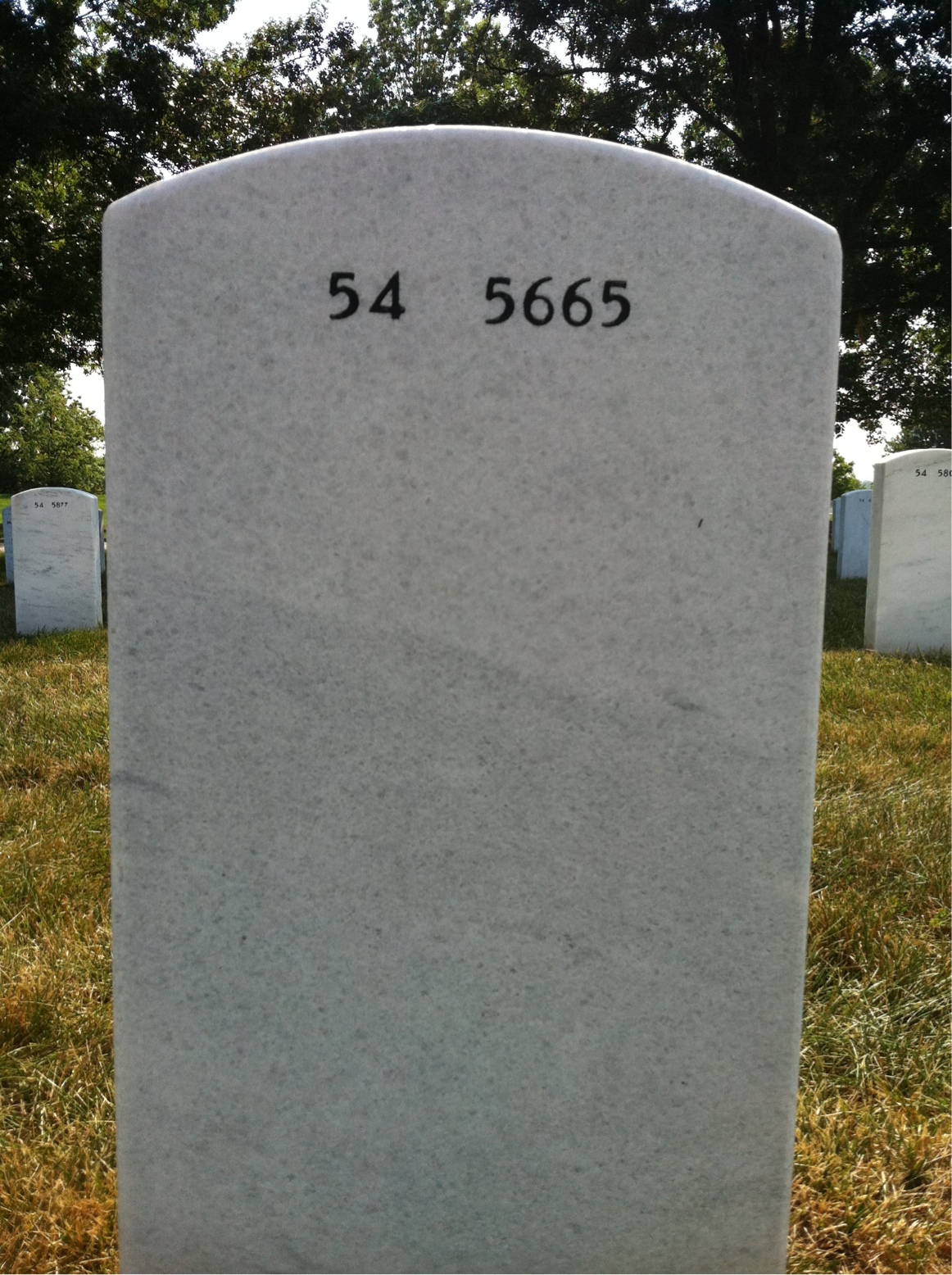 Back of headstone — Donald Dahl