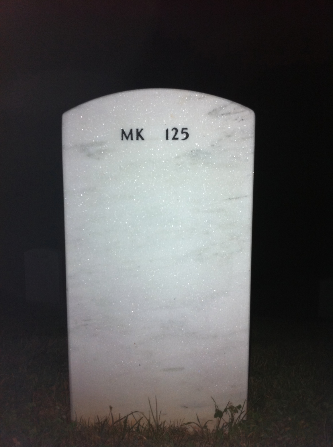 Back of headstone — Timothy Smith