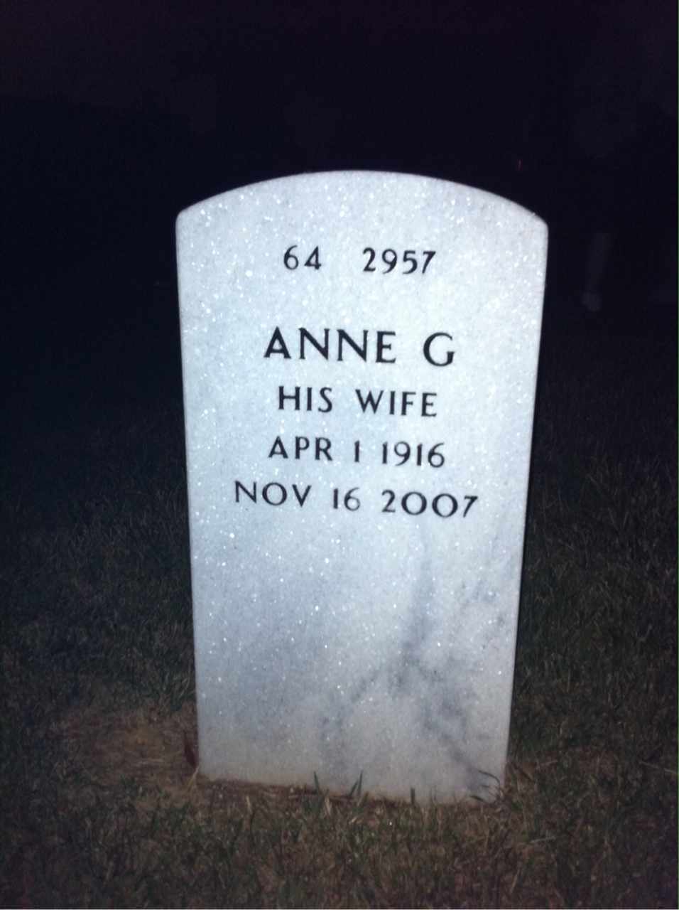 Back of headstone — Jack Davis