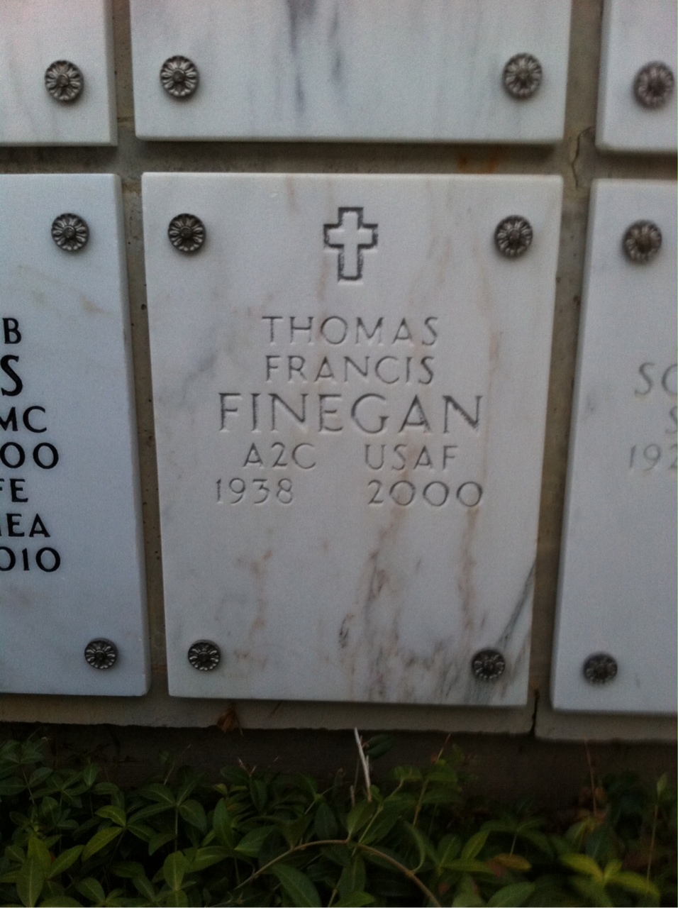 Thomas F Finegan