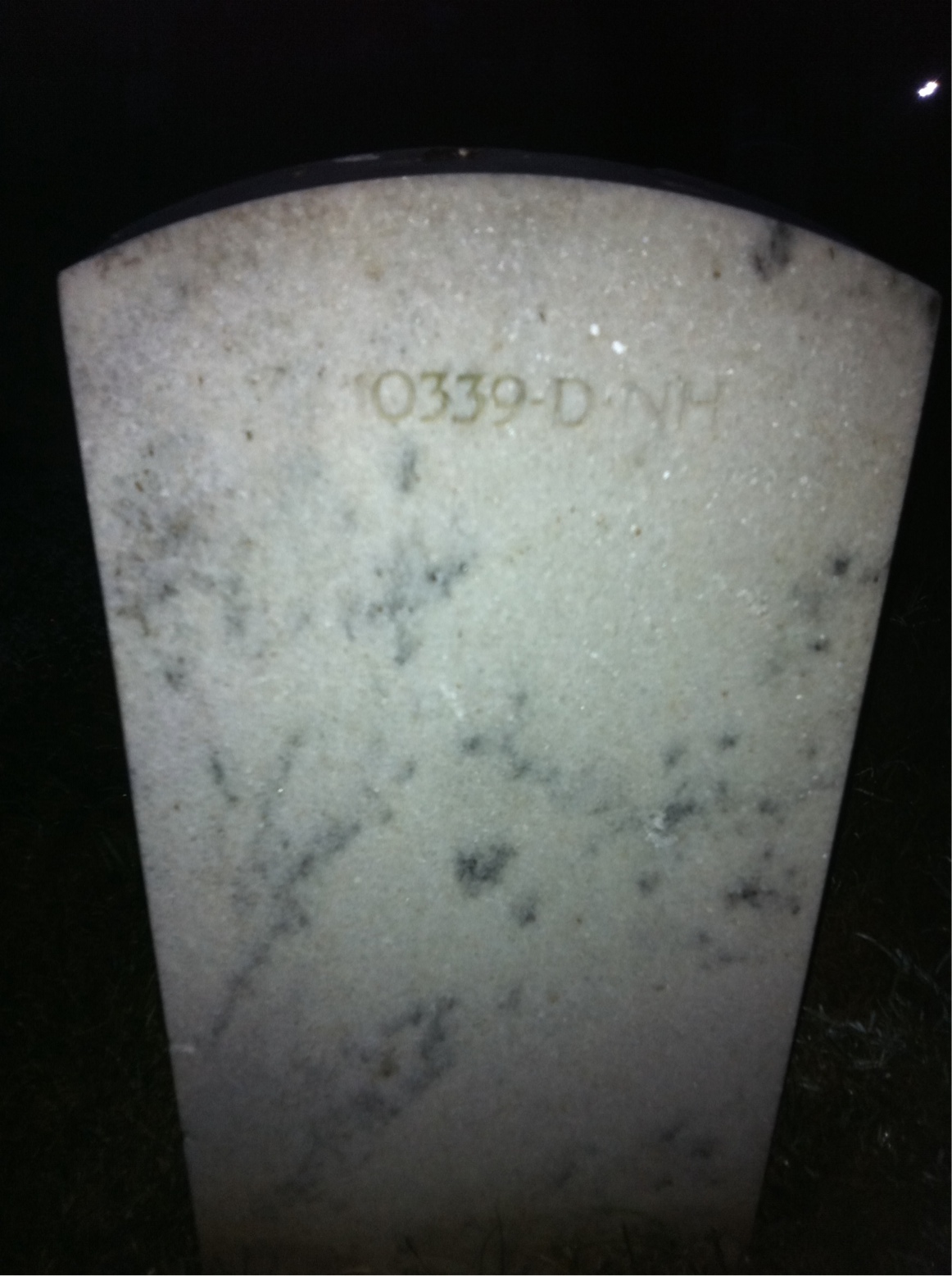 Back of headstone — Joseph Arndt