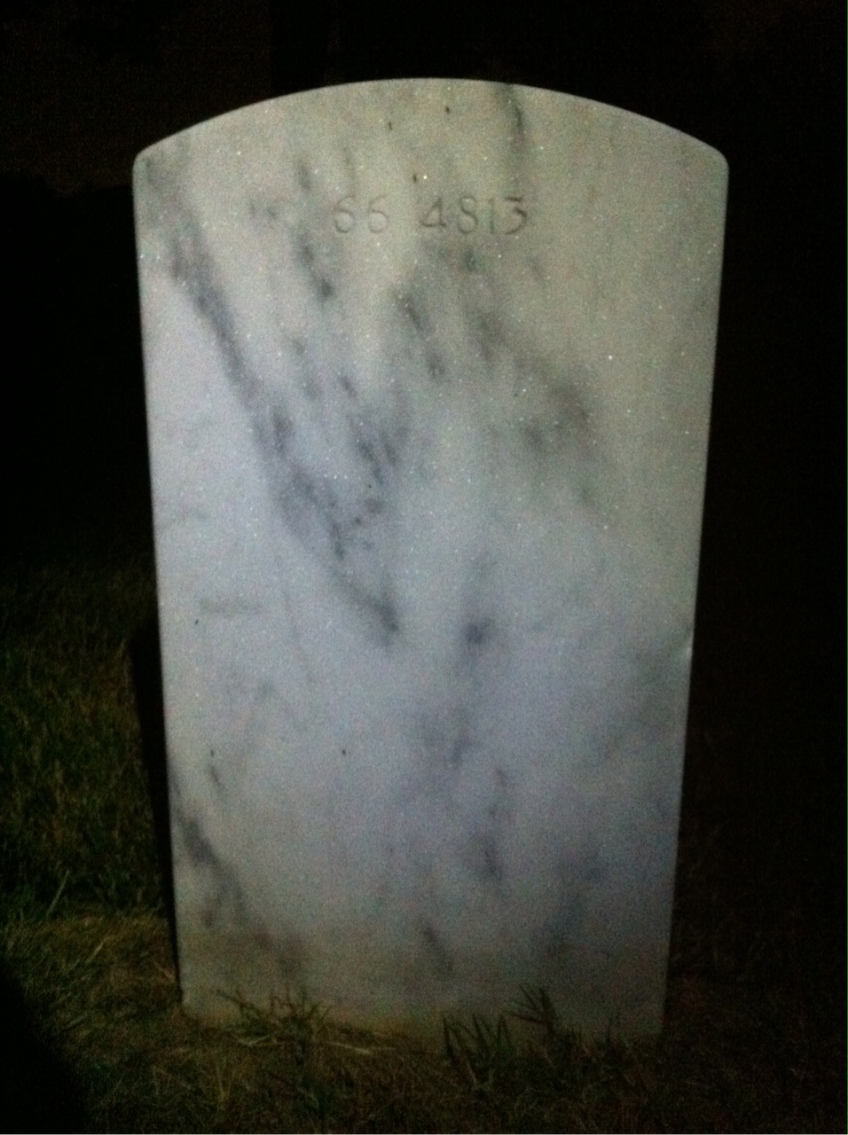 Back of headstone — Sigvart Sande