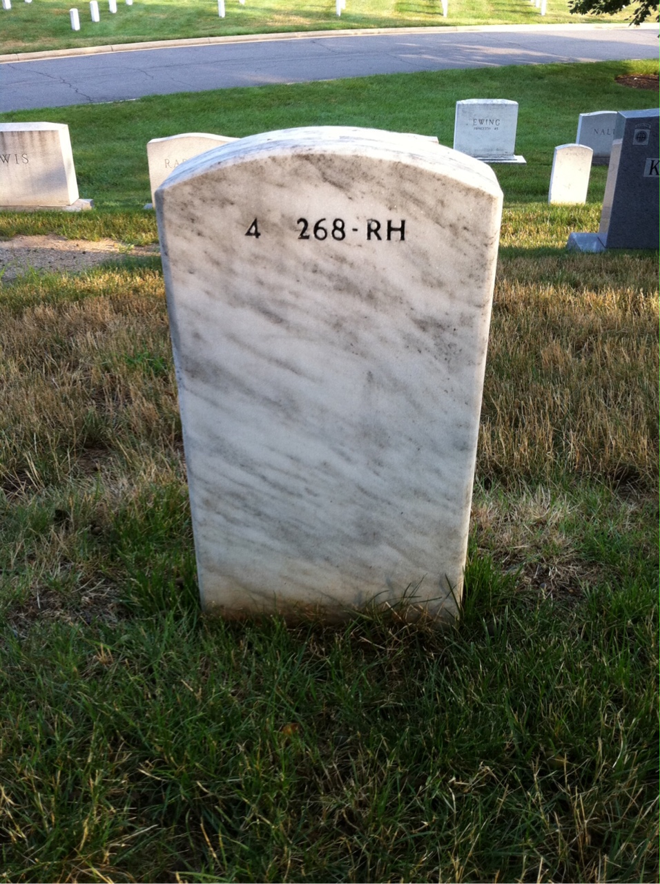 Back of headstone — Mary Middleton
