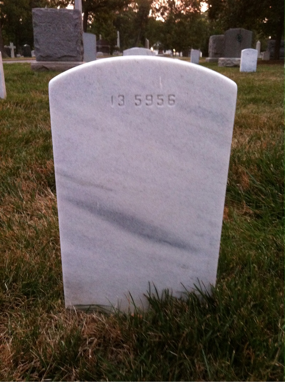 Back of headstone — Maxian Moraim