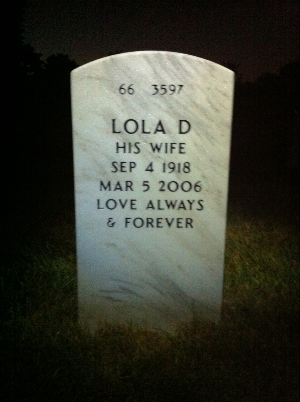 Back of headstone — Benjamin Bagot