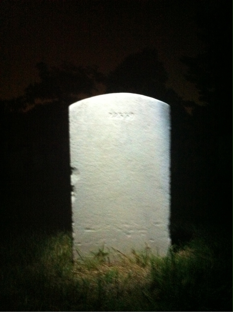 Back of headstone — Rozier Moten